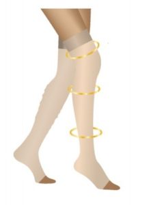 compression stockings illustration